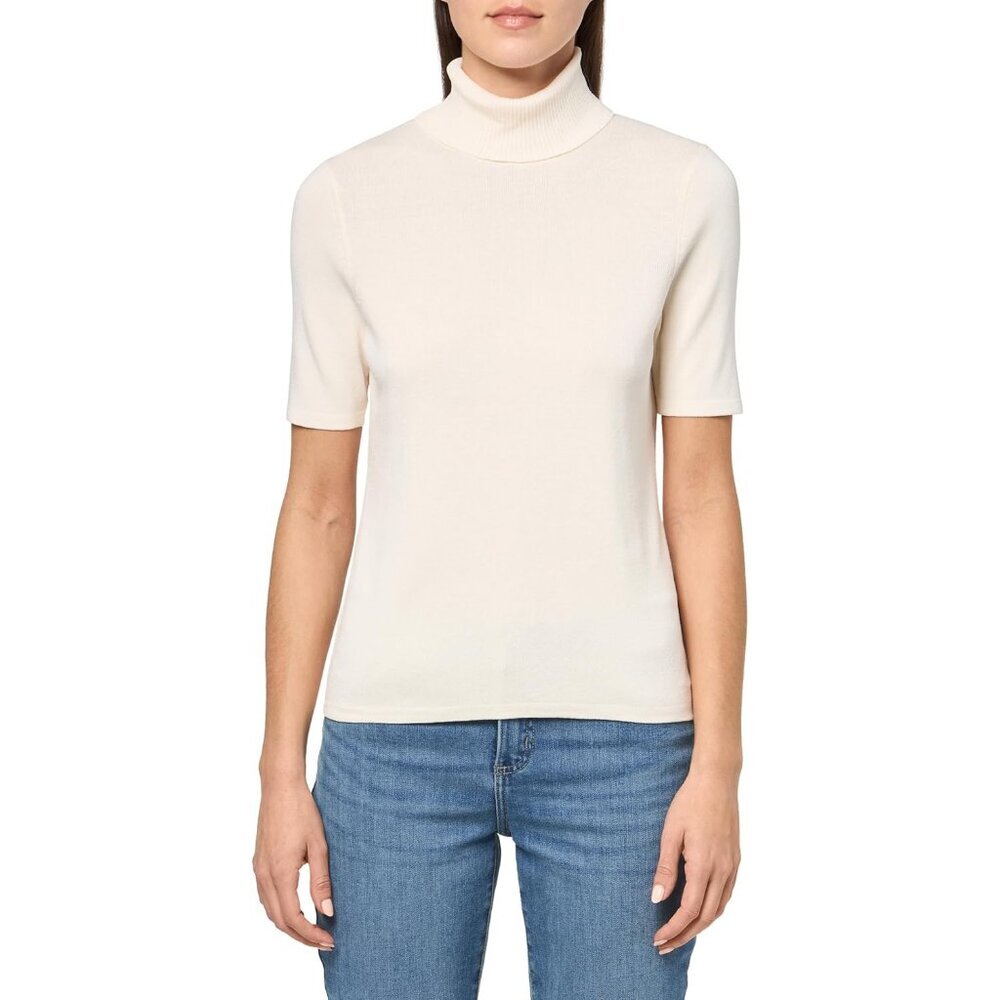 Women's Viscose Nylon Half Sleeve Turtleneck Medium Petite Dry Clean